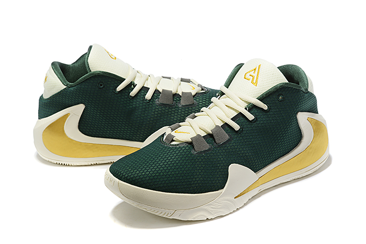 2020 Nike Air Zoom Freak 1 Green Gold White - Click Image to Close